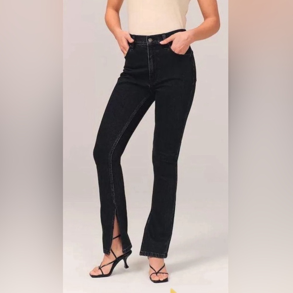 Curve Love High Rise Skinny Jean with Slit